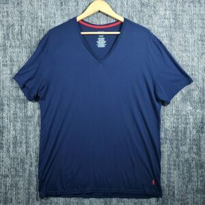 Polo Ralph Lauren Men's V-Neck T-Shirt XL Classic Navy Blue